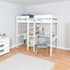 Stompa Duo 2 High Sleeper + 1 Cube 2 Doors White